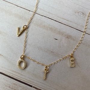 Gold Vote Necklace | BRAND NEW ADD’L INVENTORY
